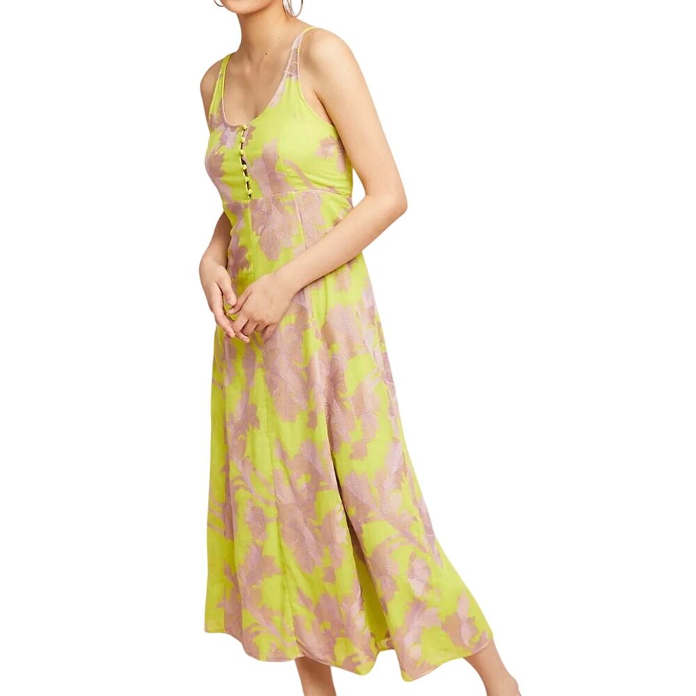 Anthropologie Citron Maxi Slip Vestido Akemi + Kin
Maxi dress chartreuse small